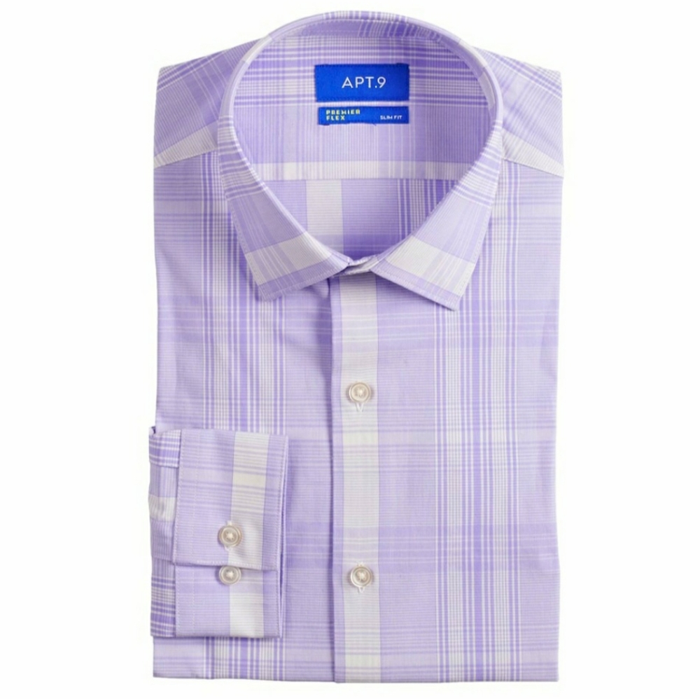 APT 9. Slim-Fit Premier Flex Collar Men's